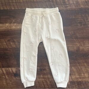 Rylee + cru horseshoe cream jogger sweatpants 4-5Y (play) Rylee and Cru